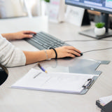 Klembord met klep, aluminium, A4, verticaal