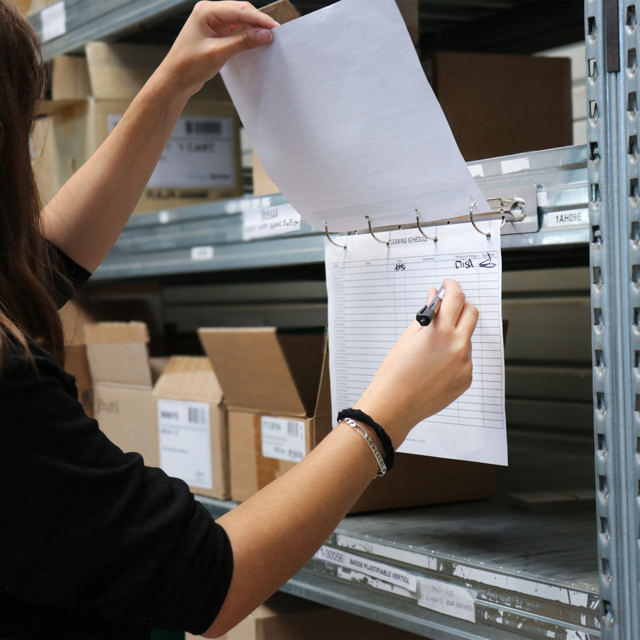 Magnetisch 4-rings presentatiesysteem, aluminium, A4