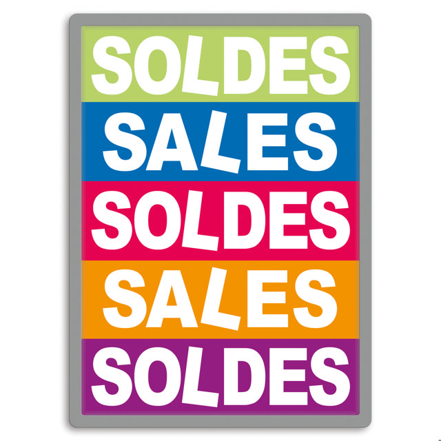 Magneto zelfklevend displayframe, groot formaat, herpositioneerbaar, 50 x 70 cm