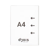 Magnetisk skiltelomme, lange zijopening, A4