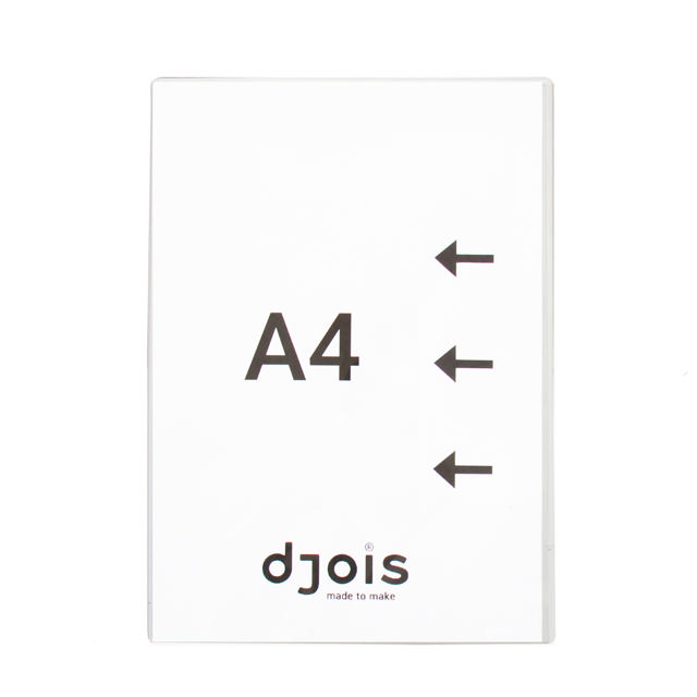 Magnetisk skiltelomme, lange zijopening, A4