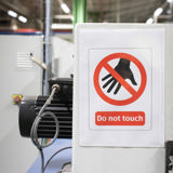 Magnetisk skiltelomme, lange zijopening, A4