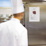 Magnetisk skiltelomme, lange zijopening, A4