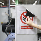 Magnetisk skiltelomme, lange zijopening, A4