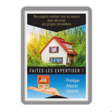 Magneto Window Grip displayframe, Voor ramen, herpositioneerbaar, A4