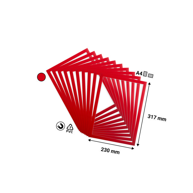 Magneto Pro Open magnetische displayframe, A4