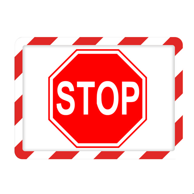 Magneto Safety zelfklevend displayframe, herpositioneerbaar, A4