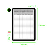 Magneto Zelfklevend displayframe, herpositioneerbare, A5