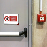 Kang Easy Clic zelfklevende presenteerhoes, herpositioneerbaar, A5, rode hoek