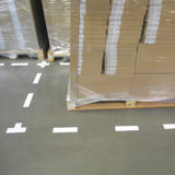 Zelfklevend vloermarkeringssymbool, Streep