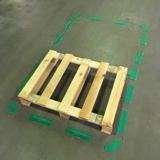 Zelfklevend vloermarkeringssymbool, Streep