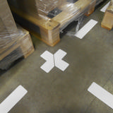 Zelfklevend vloermarkeringssymbool, vorm L