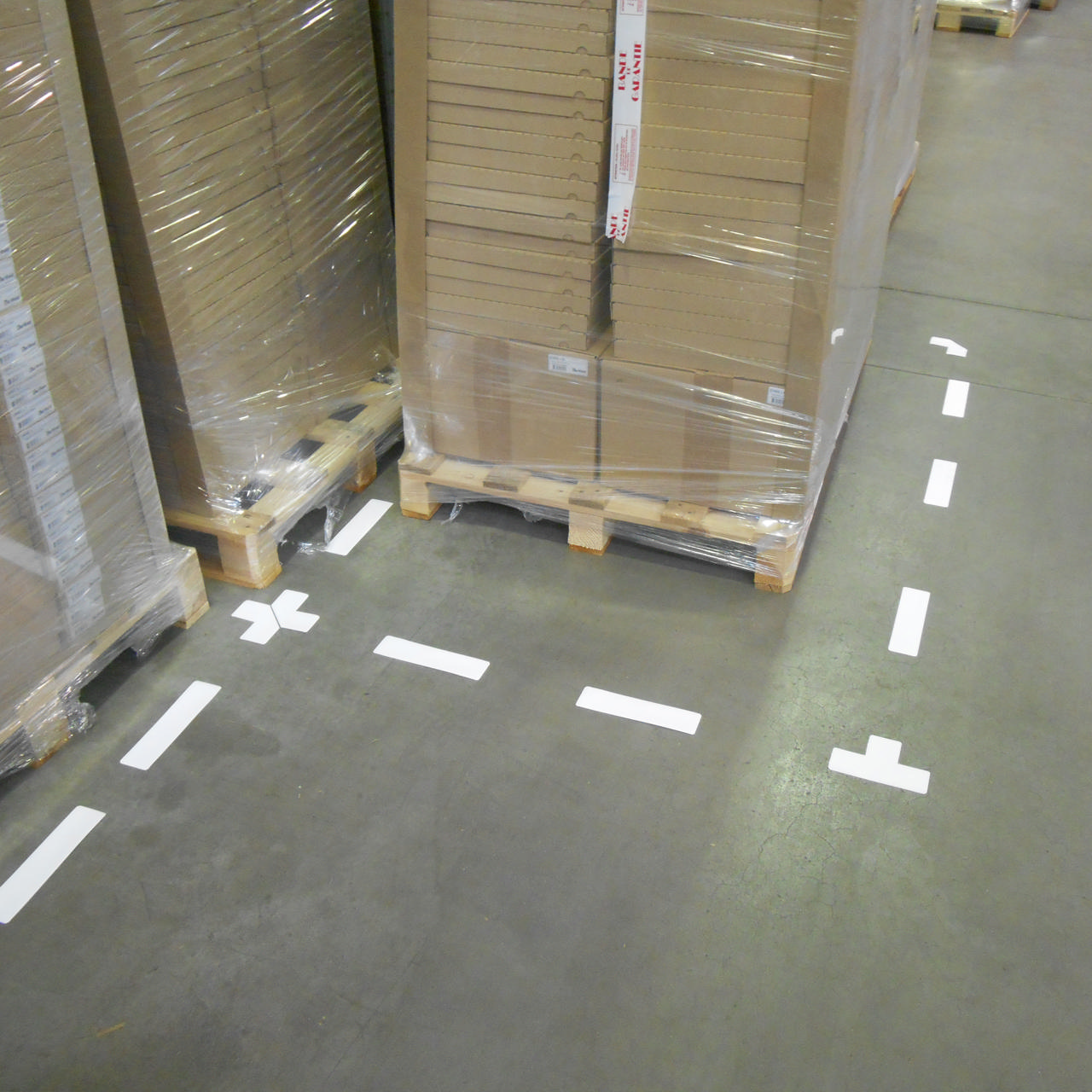 Zelfklevend vloermarkeringssymbool, vorm L