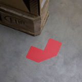 Zelfklevend vloermarkeringssymbool, vorm L