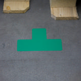 Zelfklevend vloermarkeringssymbool, vorm T