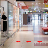 Zelfklevend vloermarkeringssymbool, Pijl