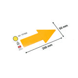 Zelfklevend vloermarkeringssymbool, Pijl
