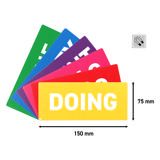 Magnetische titelkaarten, Scrum, 175 x 75 mm