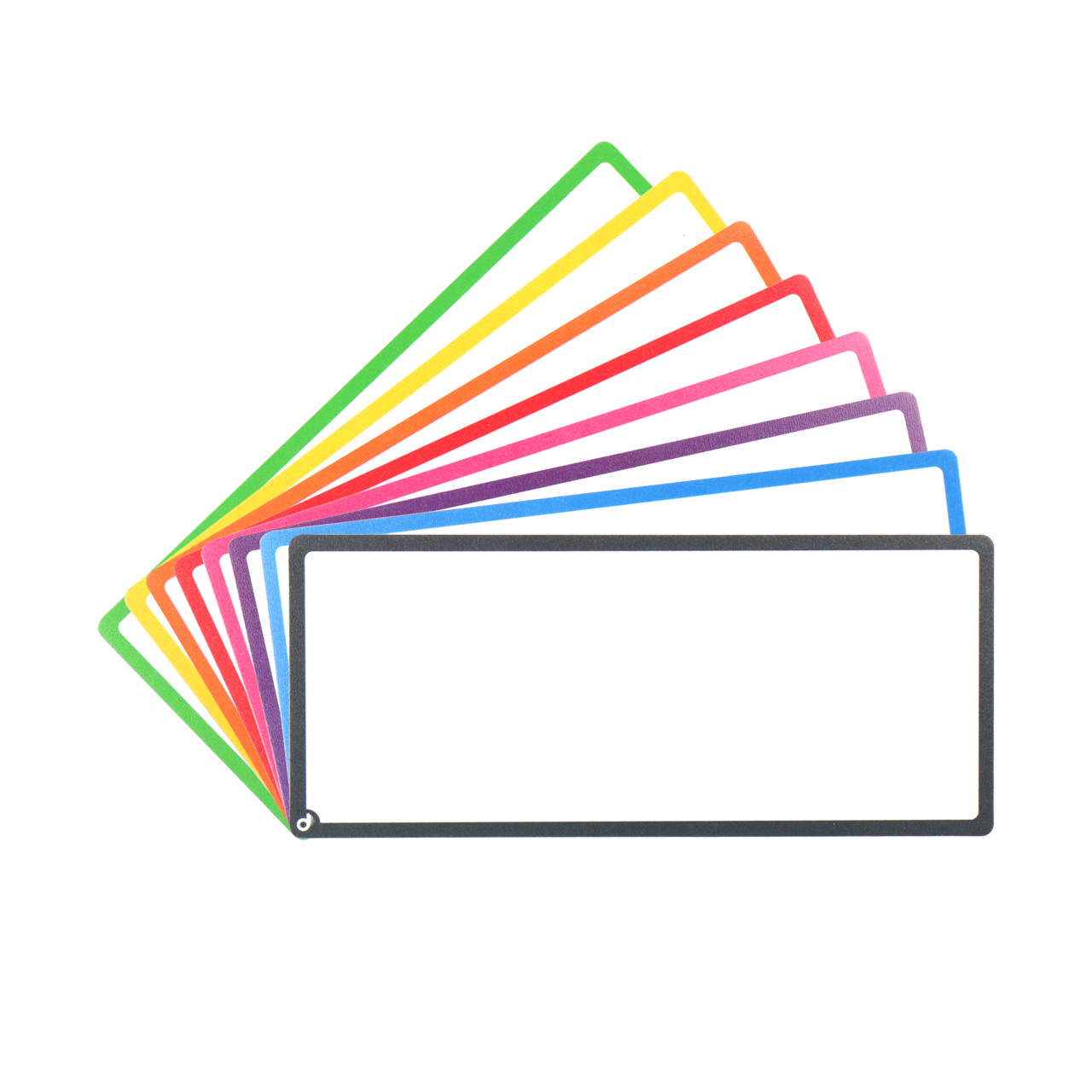 Magnetische titelkaarten, blanco, 175 x 75 mm