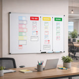 Magnetische titelkaarten, Kanban, 175 x 75 mm