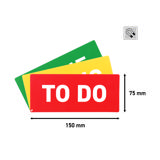Magnetische titelkaarten, Kanban, 175 x 75 mm