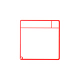 Magnetische opdrachtenkaarten, S, 75 x 75 mm