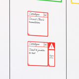 Magnetische opdrachtenkaarten, S, 75 x 75 mm