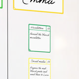 Magnetische opdrachtenkaarten, S, 75 x 75 mm