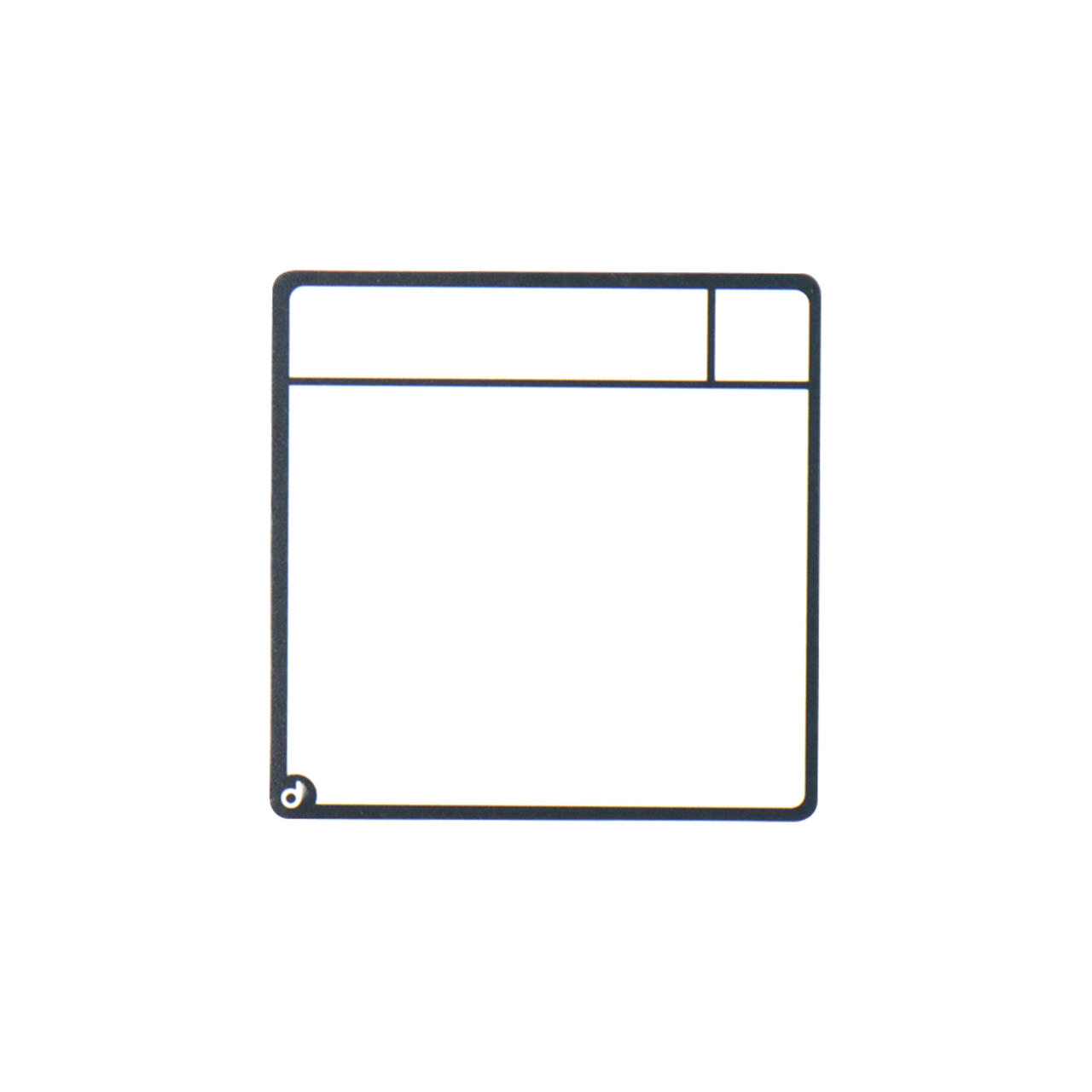 Magnetische opdrachtenkaarten, S, 75 x 75 mm
