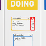 Magnetische opdrachtenkaarten, M, 105 x 75 mm
