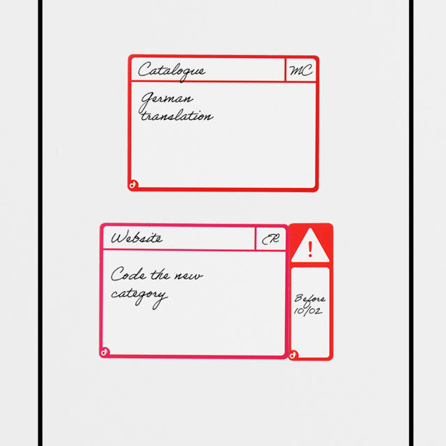 Magnetische opdrachtenkaarten, M, 105 x 75 mm