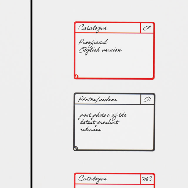 Magnetische opdrachtenkaarten, M, 105 x 75 mm