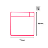 Magnetische taakkaartenset voor Kanban-bord, 3 kolommen, S-kaarten