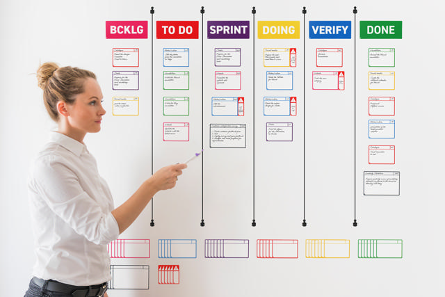 Magnetische opdrachtenkaarten, M, 105 x 75 mm