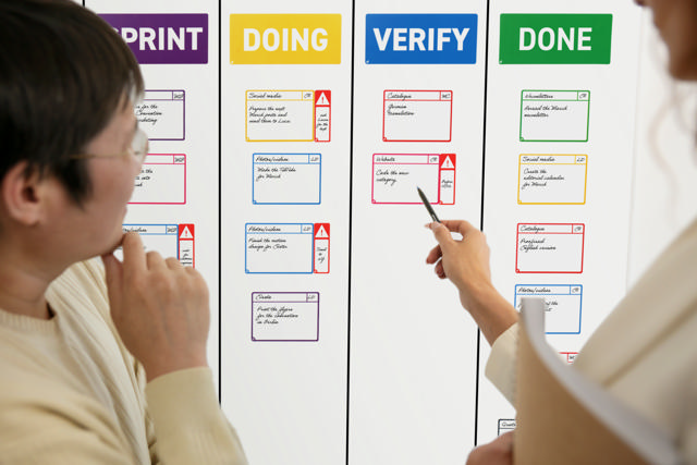 Magnetische opdrachtenkaarten, M, 105 x 75 mm