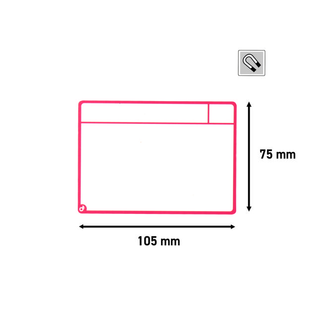 Magnetische taakkaartenset voor Kanban-bord, 3 kolommen, M-kaarten
