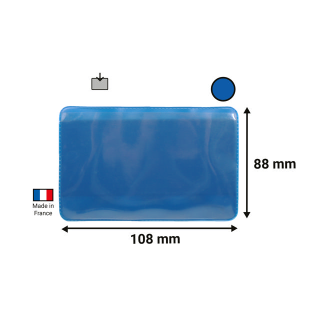 Magnetische logistieke etikethouder 100 x 60 mm