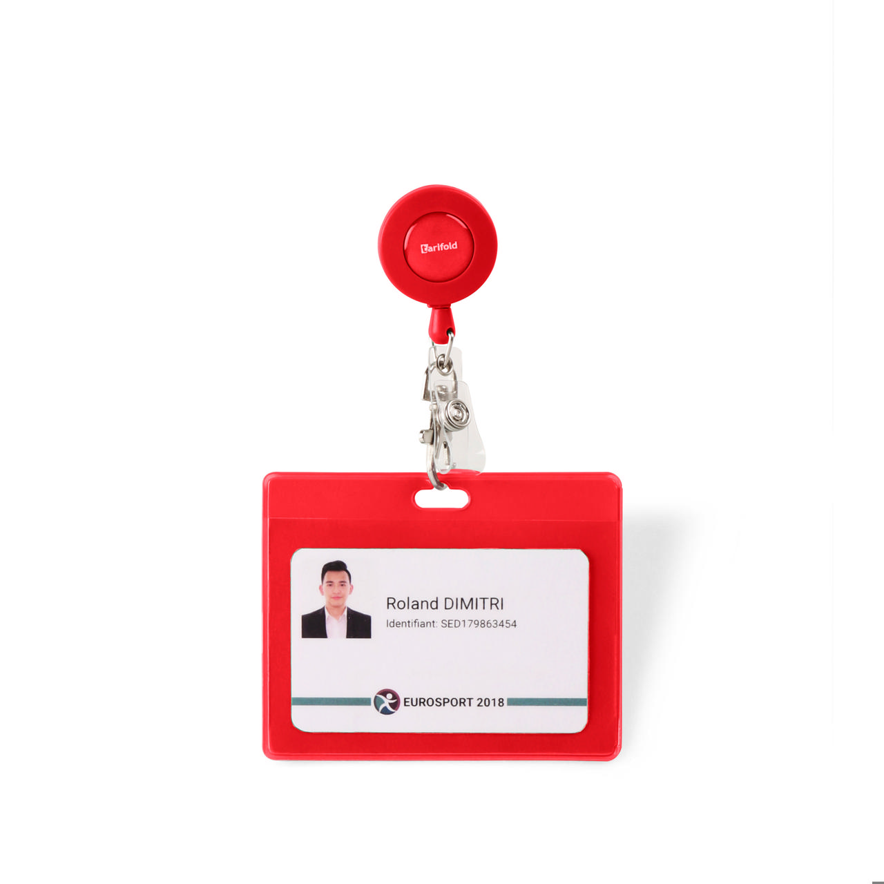 Badgehouder, horizontaal