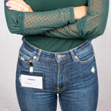 Bezoekers naambadge set, PVC, met clips en insteekkaarten, horizontaal