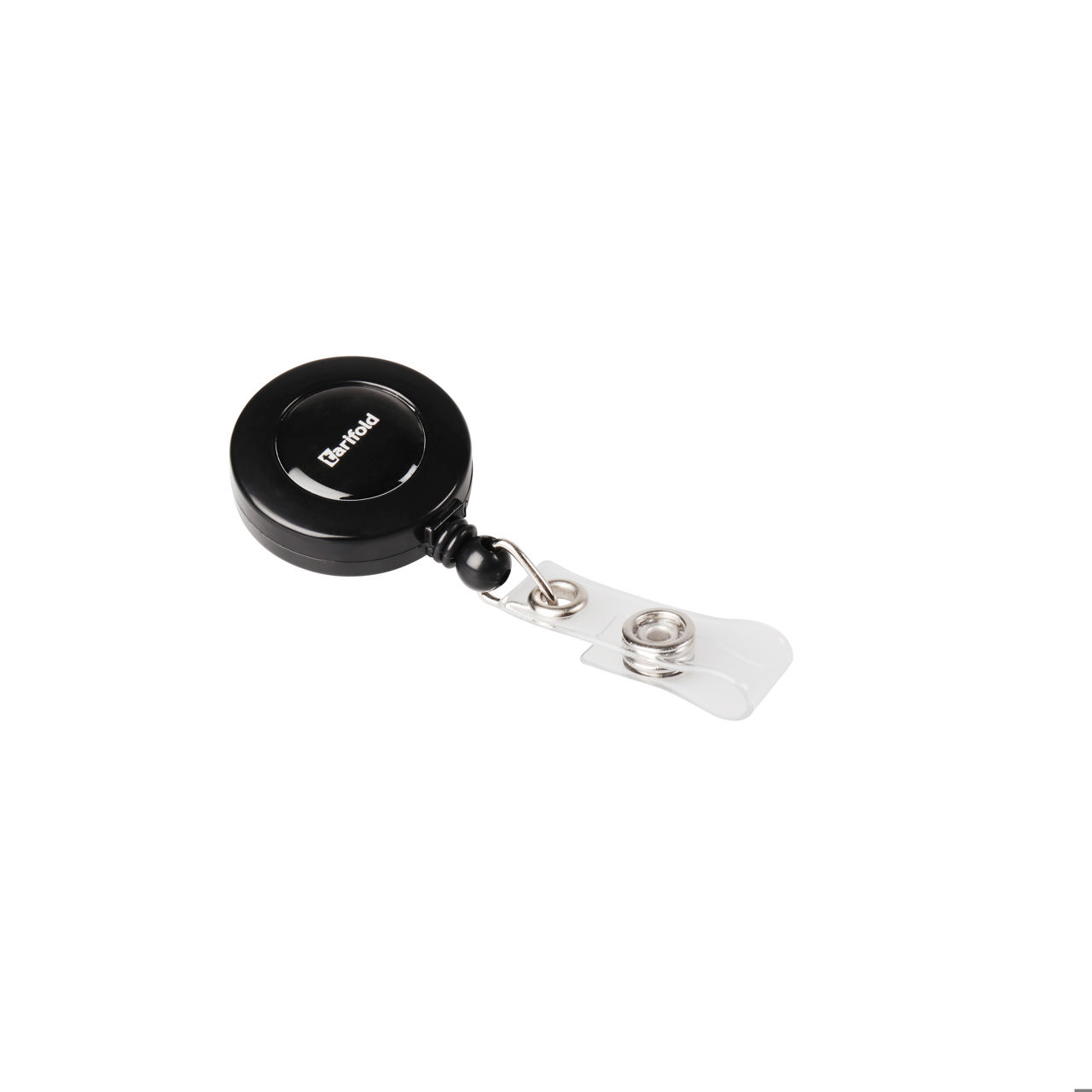 Badgehaspel ''Black Line'', met riemclip