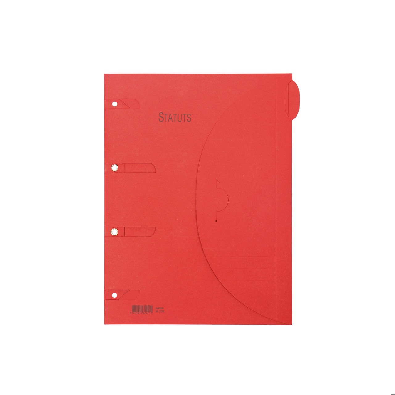 Smartfolder geperforeerde opbergmappen, met tab, voorbedruk, statutes, A4