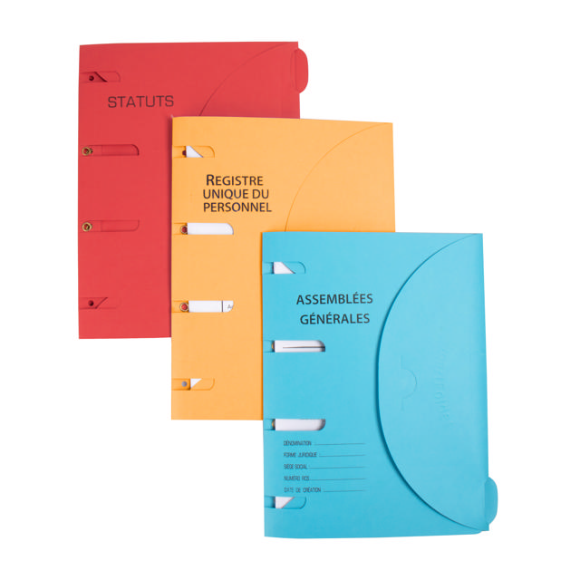 Smartfolder geperforeerde opbergmappen, met tab, voorbedruk, statutes, A4