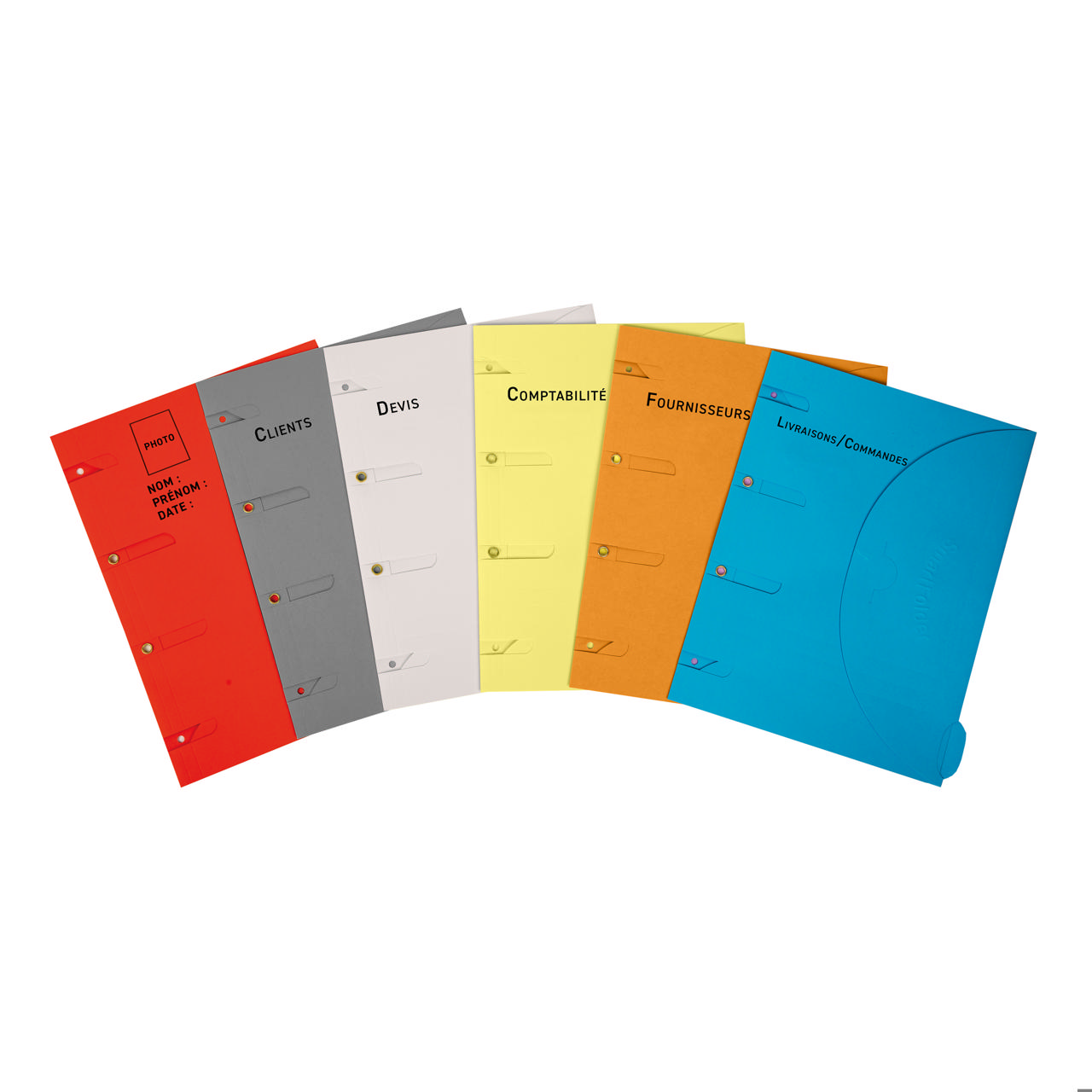 Smartfolder geperforeerde opbergmappen, met tab, voorbedruk, pro pack, A4