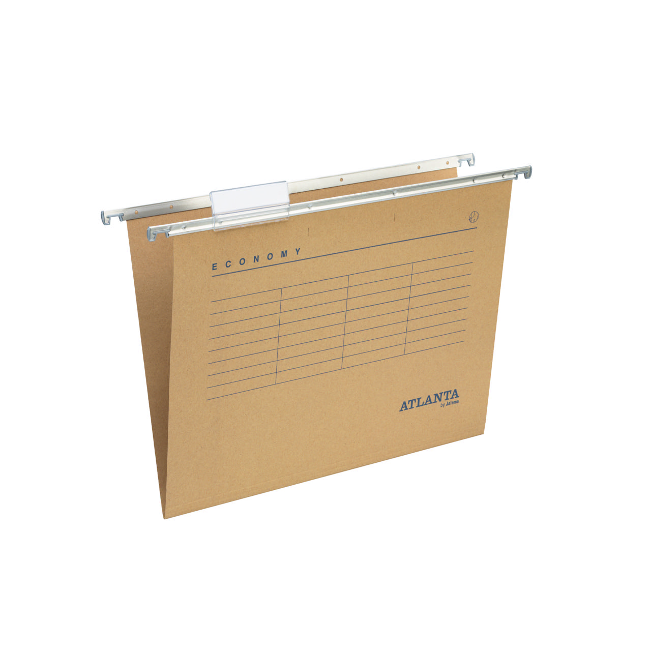 Economy Hangmap, Foolscap, V-bodem, 100% gerecycled karton