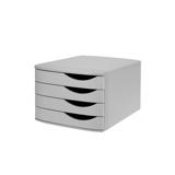 Re-Solution Bureauladenset 4 laden, 100% gerecycled, Blauwe Engel