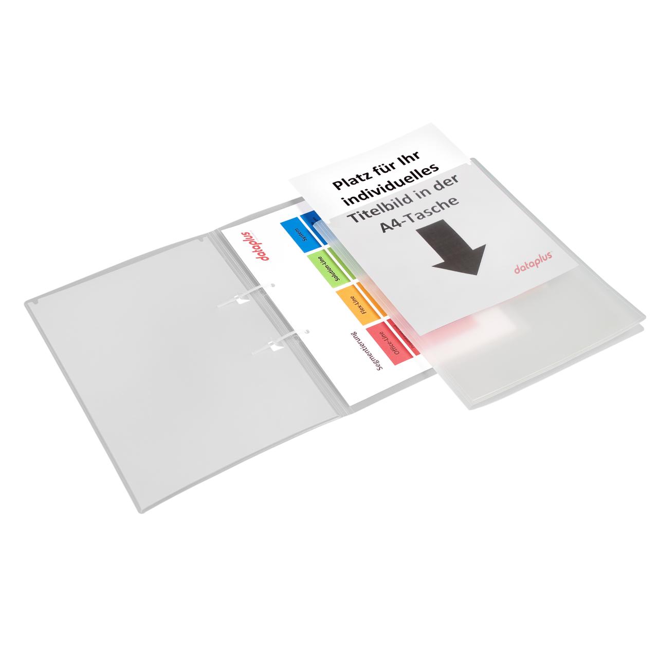 Personaliseerbare presentatiemap met stripbinder, A4