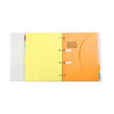 Ringbang met 6 Smartfolder geperforeerde opbergmappen, met tab, voorbedruk, Complete Legal Register, A4