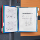 Tarifold magnetische wand zichtpanelensysteem, A3, 10 zichtpanelen