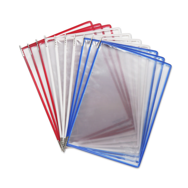 Tarifold metalen wand zichtpanelensysteem, A4, 10 zichtpanelen, USA kleuren