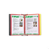 Tarifold metalen wand zichtpanelensysteem, A4, 10 zichtpanelen, Duitsland kleuren